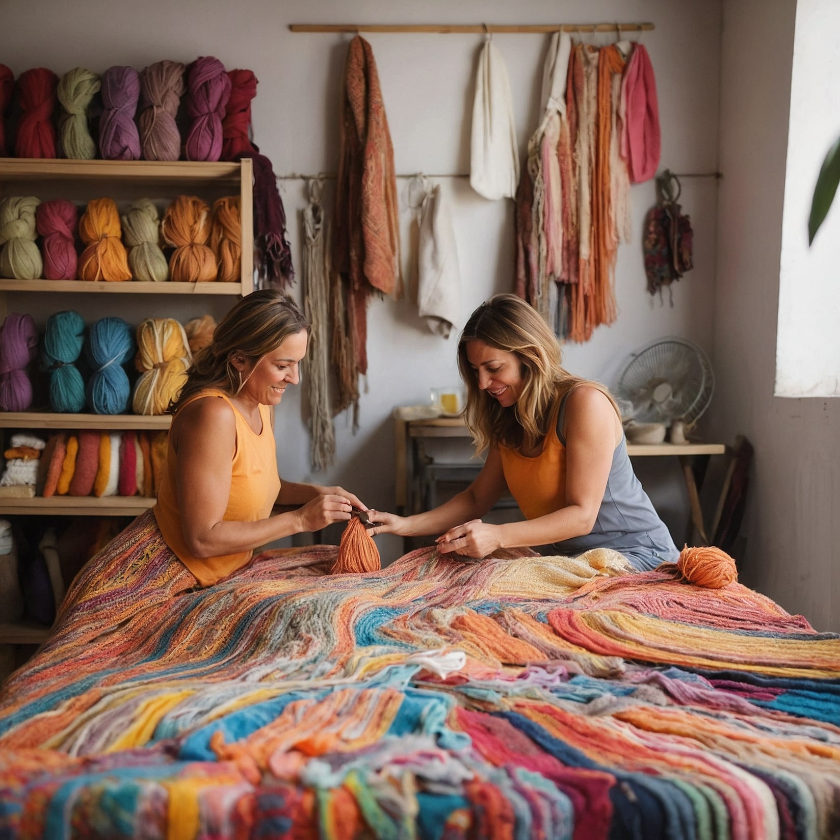 Cojines manta llenos de color y calidez